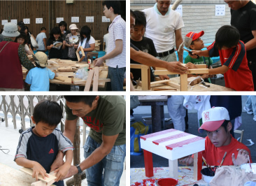 8月23日に毎年恒例の「木工教室」を開催しました